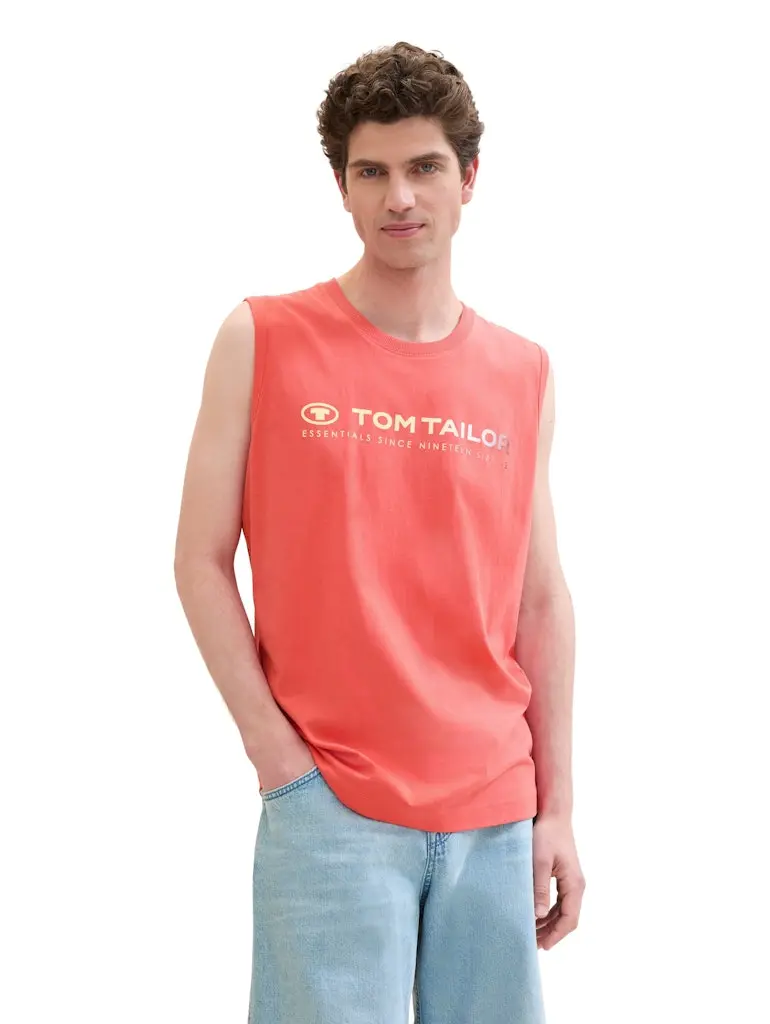 Tanktop mit Logo Print