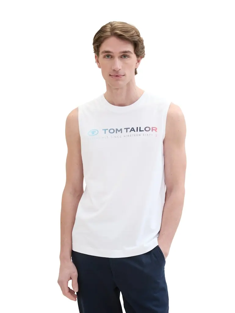 Tanktop mit Logo Print