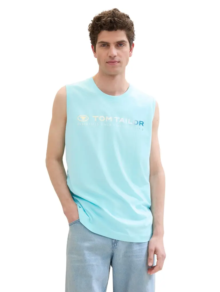 Tanktop mit Logo Print