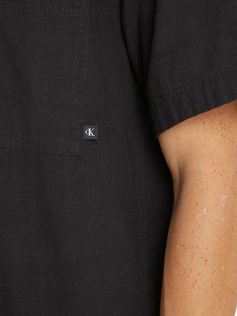 TEXTURED COTTON SS SHIRT