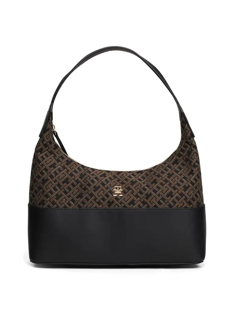 TH JACQUARD SHOULDER BAG