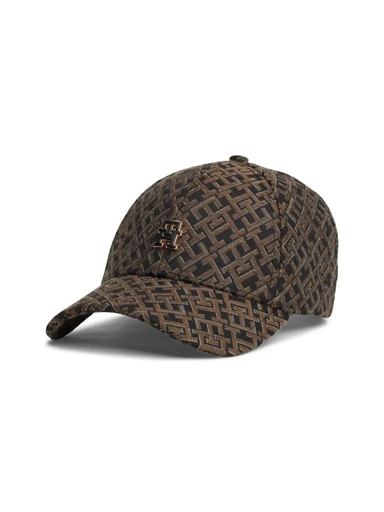 TH MONOGRAM JACQUARD CAP