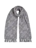 TH MONOGRAM WOOL SCARF