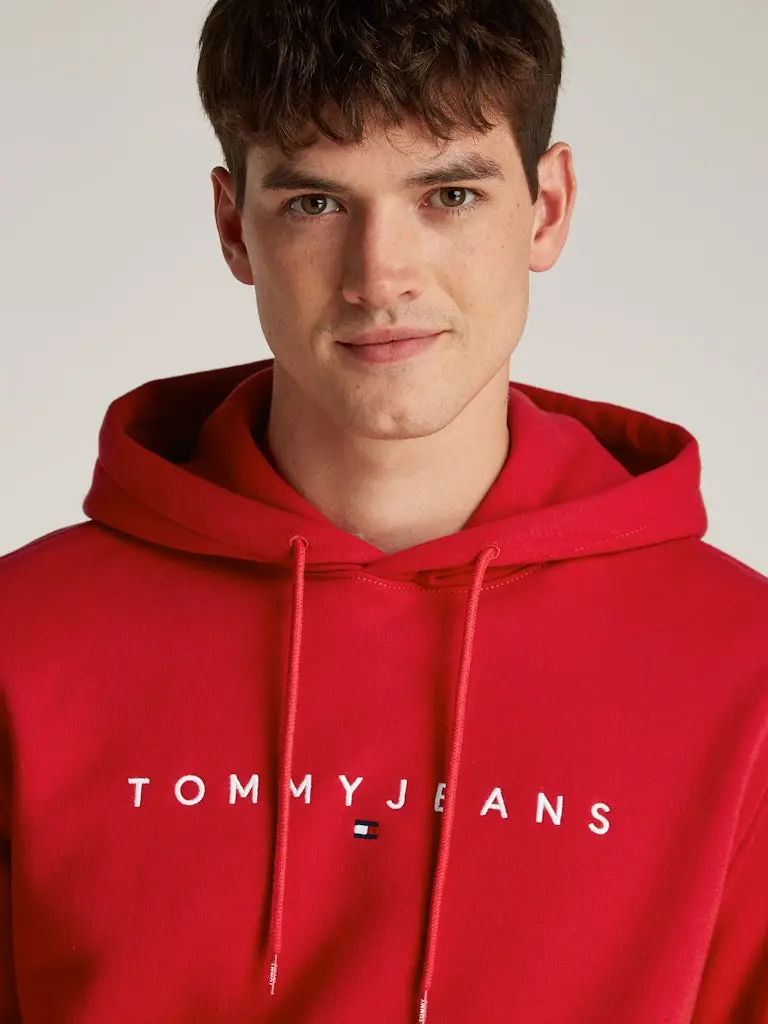 TJM REG LINEAR LOGO HOODIE EXT