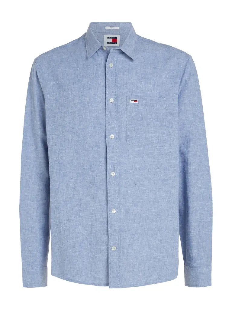 TJM REG LINEN BLEND SHIRT