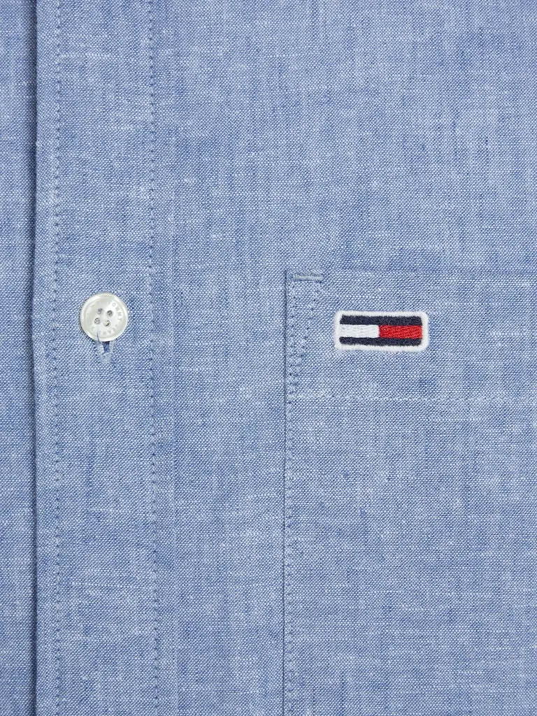 TJM REG LINEN BLEND SHIRT