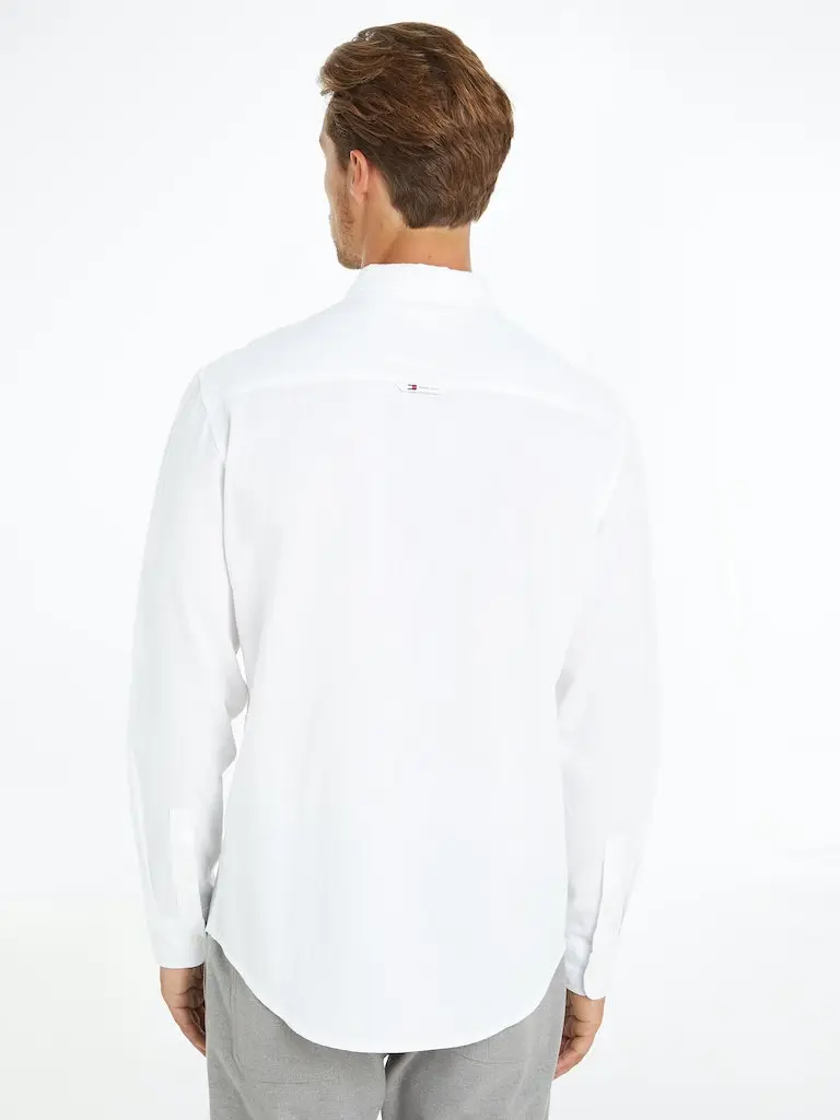 TJM REG LINEN BLEND SHIRT