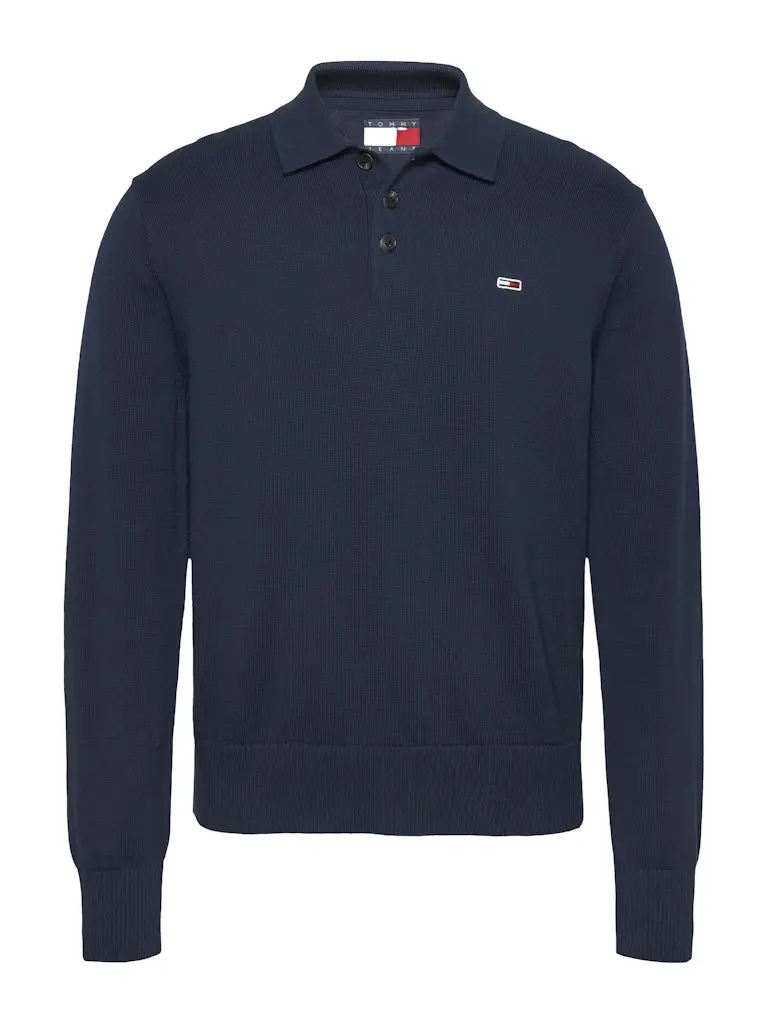 TJM SLIM ESSENTIAL POLO SWEATER