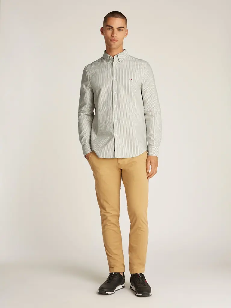 TJM SLIM STRIPE OXFORD SHIRT EXT