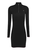 TJW 1/4 ZIP SWEATER CABLE DRESS