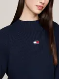 TJW BADGE MOCKNECK SWEATER