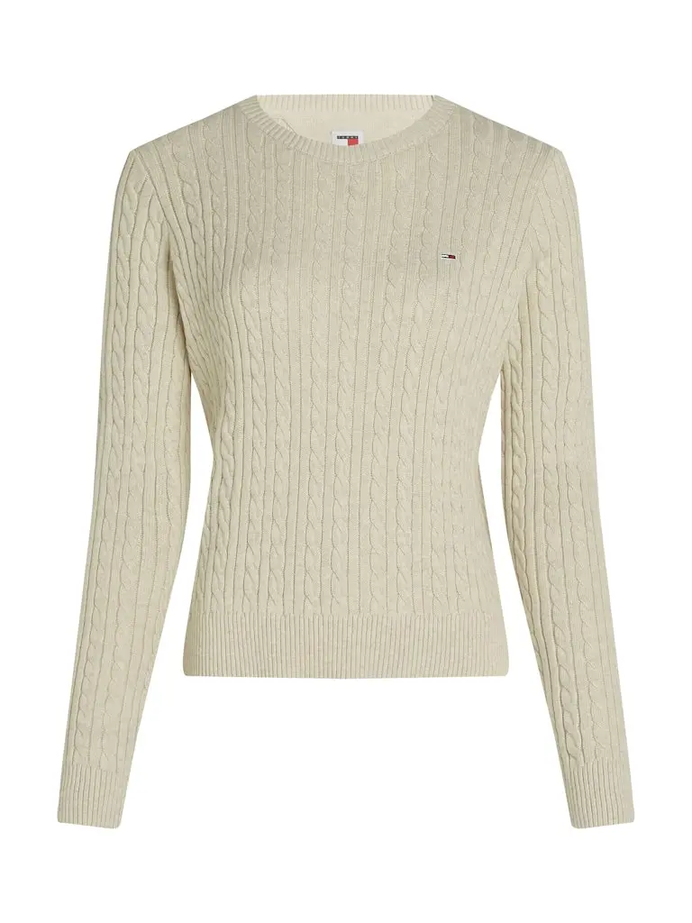 TJW CABLE ESSENTIAL SWEATER