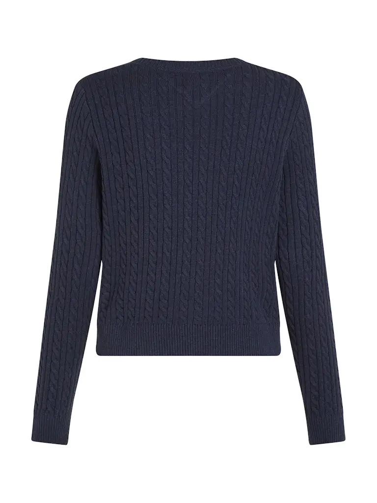 TJW CABLE ESSENTIAL SWEATER