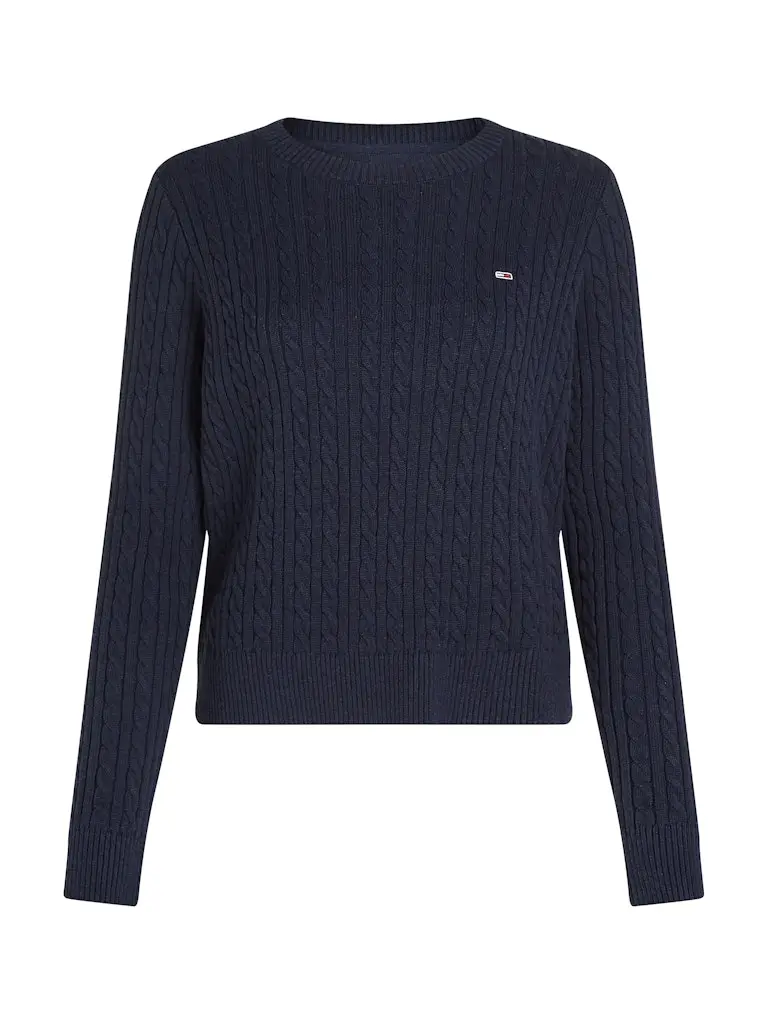 TJW CABLE ESSENTIAL SWEATER