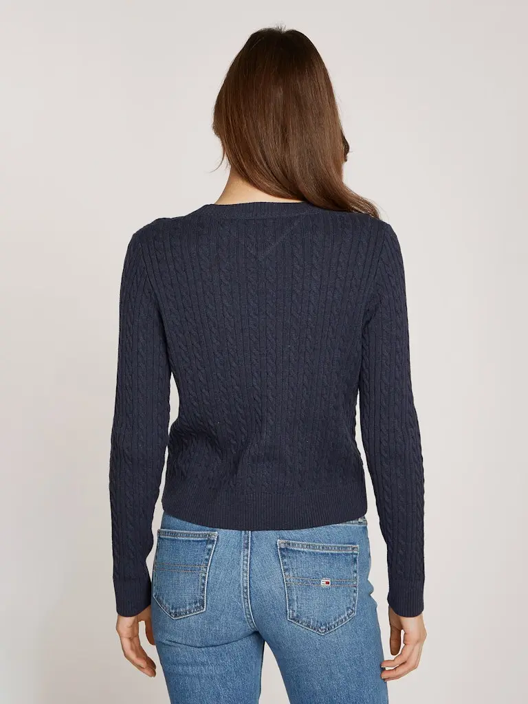 TJW CABLE ESSENTIAL SWEATER