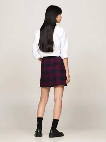 TJW CHECK MINI SKIRT