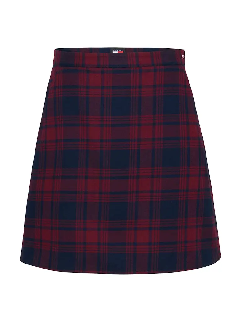 TJW CHECK MINI SKIRT