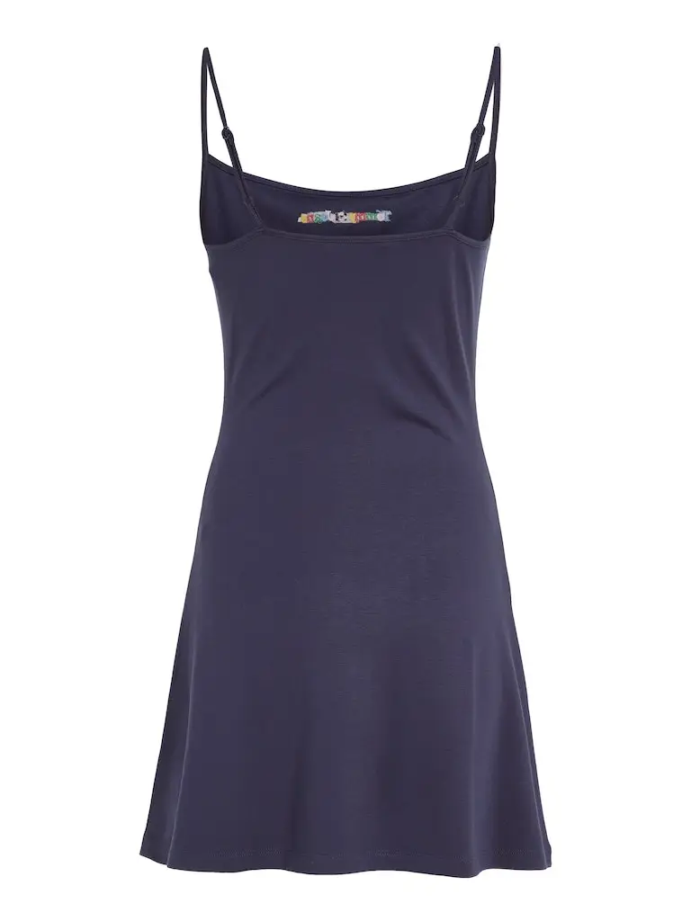 TJW COLOR SERIF FLARE DRESS