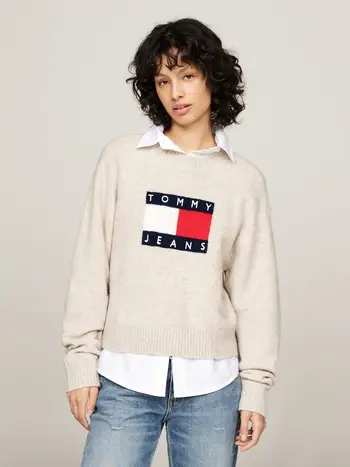 TJW MELANGE FLAG SWEATER EXT