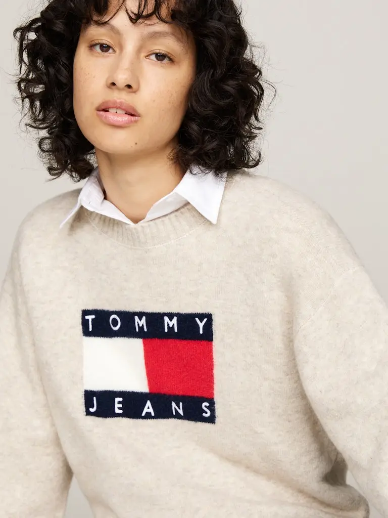 TJW MELANGE FLAG SWEATER EXT