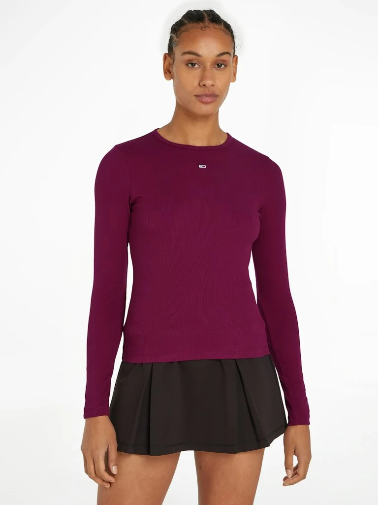 TJW SLIM ESSENTIAL RIB LS