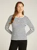 TJW SLM BUTTON RIB C-NECK LS EXT