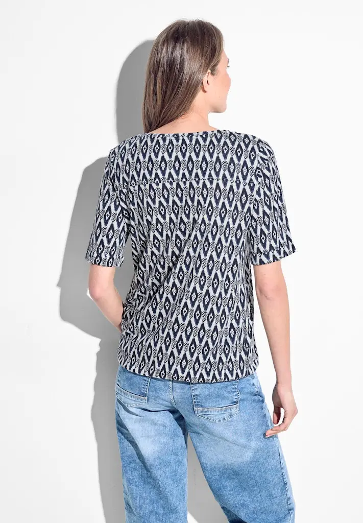 Tunika T-Shirt mit Print