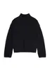 Turtleneck-Strickpullover loose