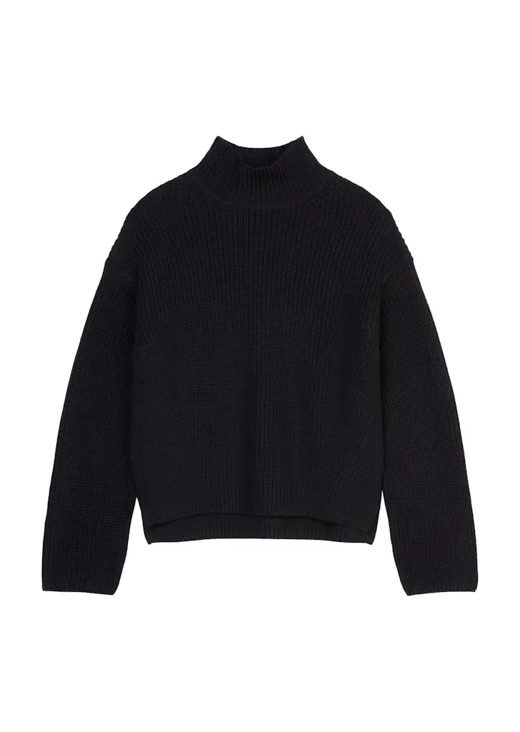 Turtleneck-Strickpullover loose