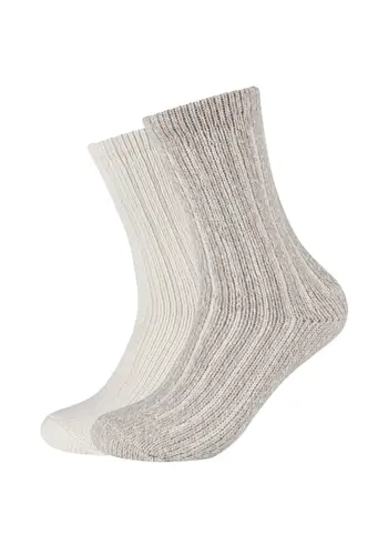 Unisex hygge sustainable rib Socks 2p