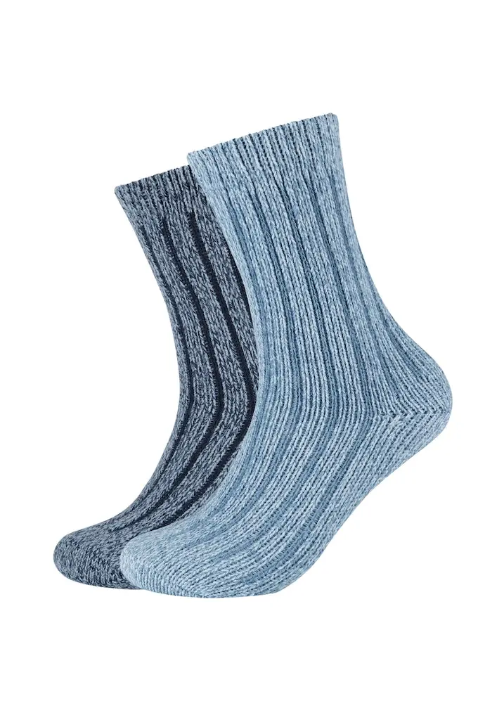 Unisex hygge sustainable rib Socks 2p