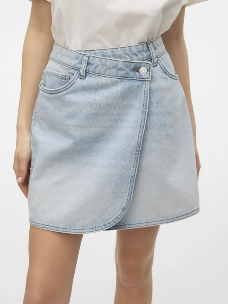 VMBETTY MR SHORT WRAP DENIM SKIRT GU3207