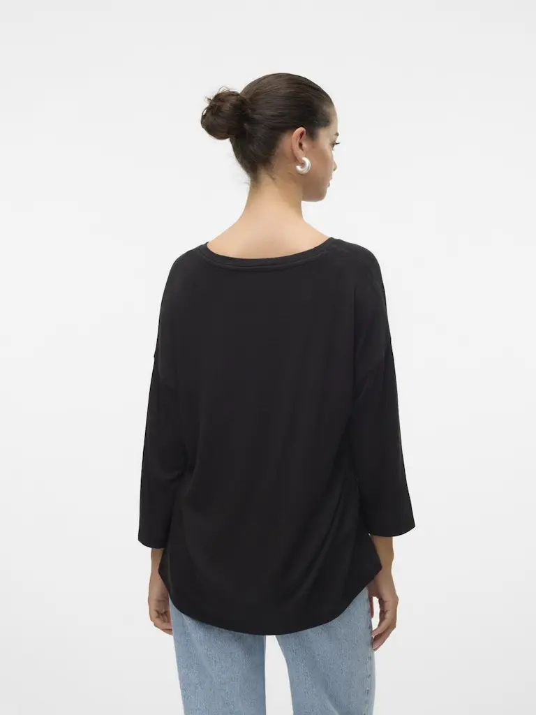 VMBRIANNA 3/4 V-NECK PULLOVER BOO REP