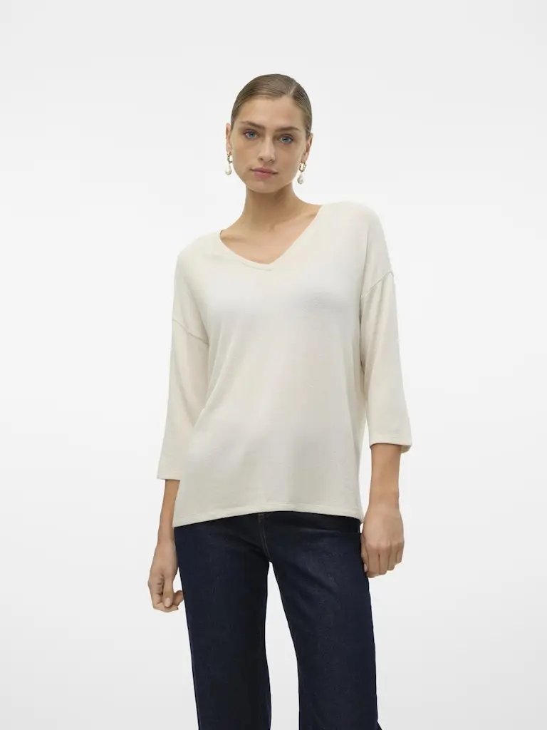 VMBRIANNA 3/4 V-NECK PULLOVER BOO REP