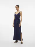 VMEASY JOY SLIT MAXI V-NECK DRESS WV GA