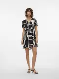 VMEASY JOY SS SHORT DRESS WVN GA