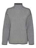 VMGOLD LS HIGHNECK PINSTRIPE PULLOVER GA