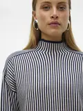 VMGOLD LS HIGHNECK PINSTRIPE PULLOVER GA