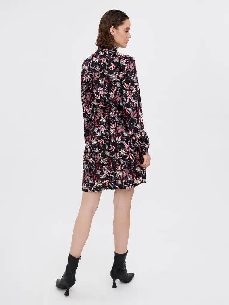 VMLANA L/S ABK DRESS WVN BTQ