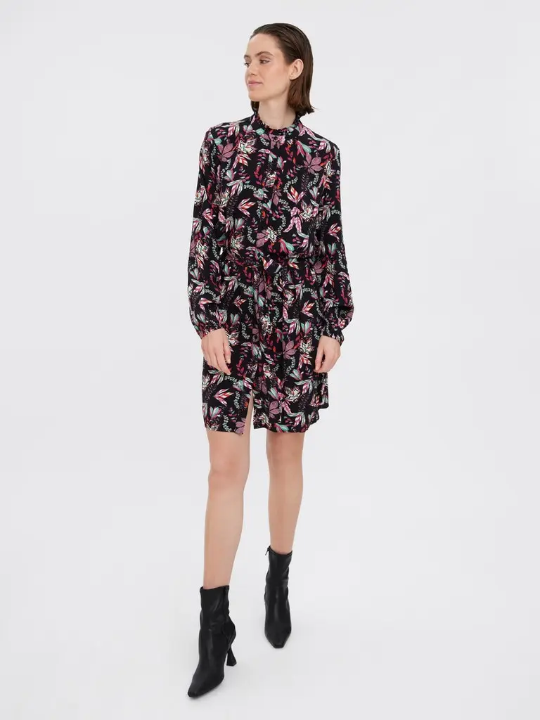 VMLANA L/S ABK DRESS WVN BTQ