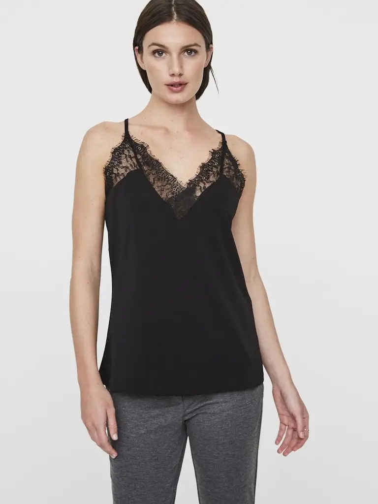 VMMILLA S/L LACE TOP NOOS