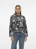 VMNEW FLORA LS O-NECK LOOSE PULLOVER