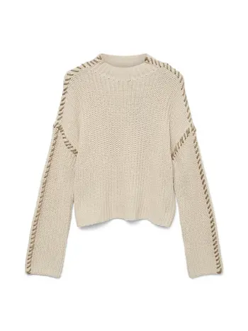 VMNEWCREAM LS FUNNELNECK PULLOVER BOO