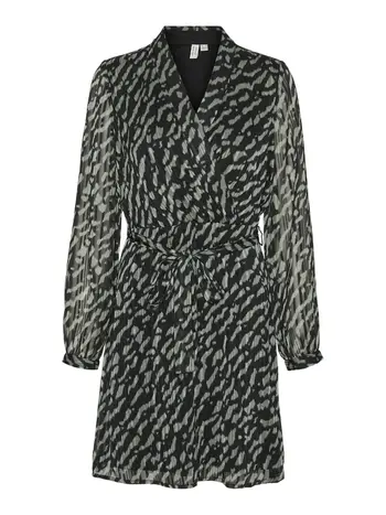 VMRIE L/S ABK WRAP DRESS WVN BTQ GA