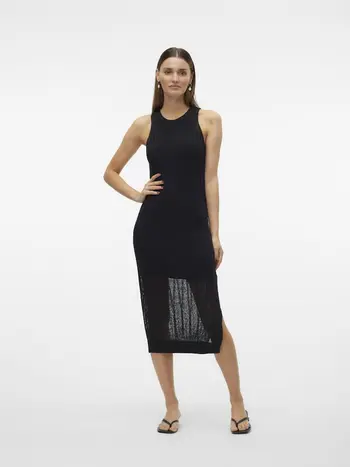 VMTARA SL O-NECK CALF DRESS