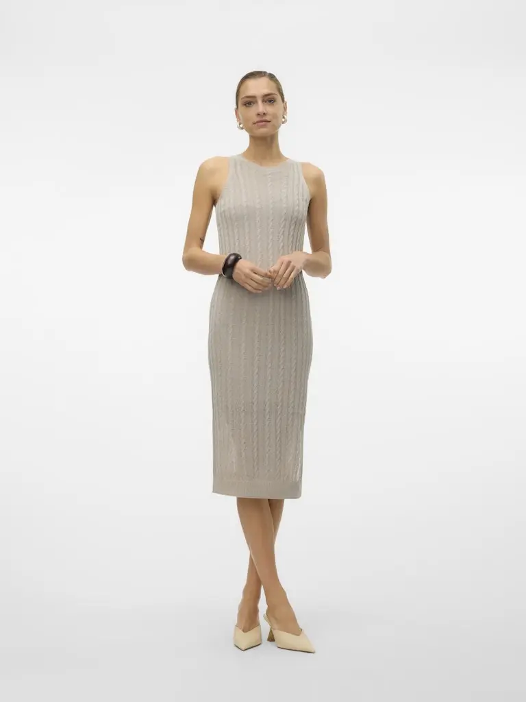 VMTARA SL O-NECK CALF DRESS