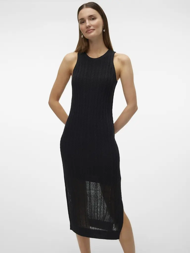 VMTARA SL O-NECK CALF DRESS