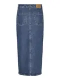 VMVERI HR CALF DENIM SKIRT GA MIX NOOS